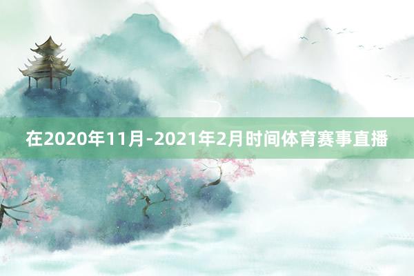 在2020年11月-2021年2月时间体育赛事直播