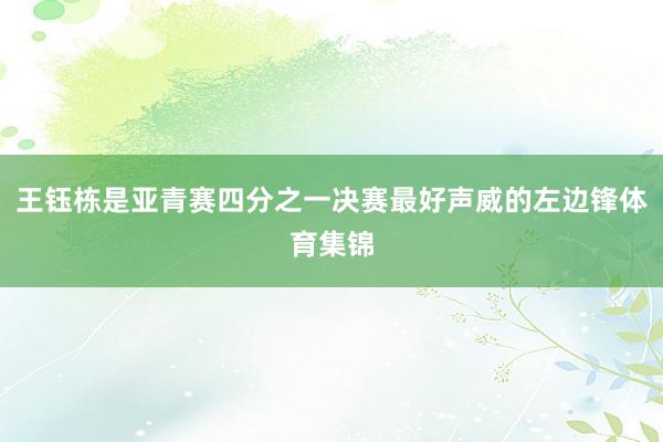 王钰栋是亚青赛四分之一决赛最好声威的左边锋体育集锦
