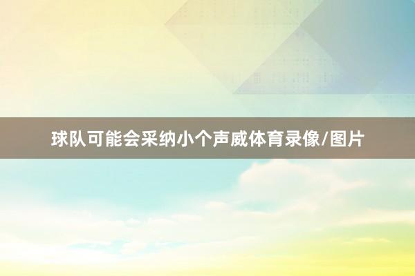 球队可能会采纳小个声威体育录像/图片