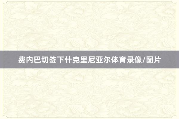 费内巴切签下什克里尼亚尔体育录像/图片
