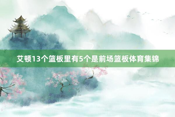 艾顿13个篮板里有5个是前场篮板体育集锦