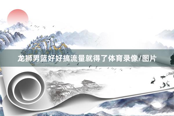 龙狮男篮好好搞流量就得了体育录像/图片