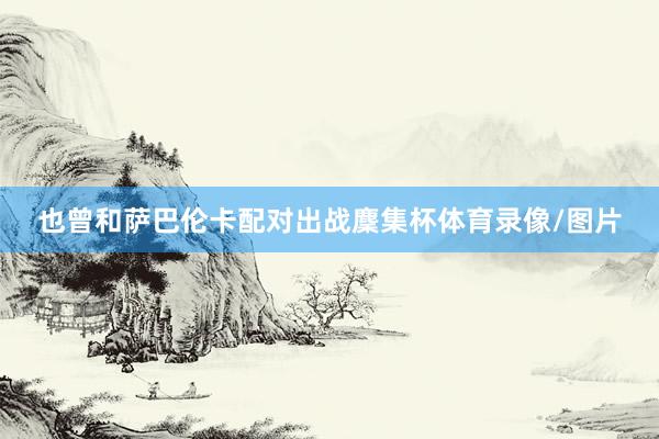 也曾和萨巴伦卡配对出战麇集杯体育录像/图片