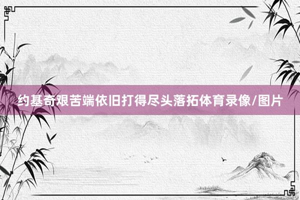 约基奇艰苦端依旧打得尽头落拓体育录像/图片
